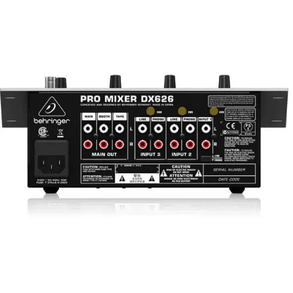 Precision Behringer DX 626 features