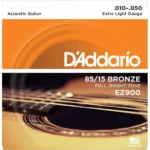 Great Acoustic Guitar Strings D’Addario EZ900 85/15 Bronze best in kenya