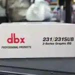 Behringer DBX 231-231 SUB features