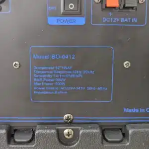 Borl 0415 audio equipment