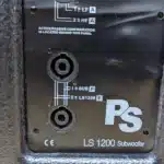 Lax Audio LS 1200 Single Bass Speaker features