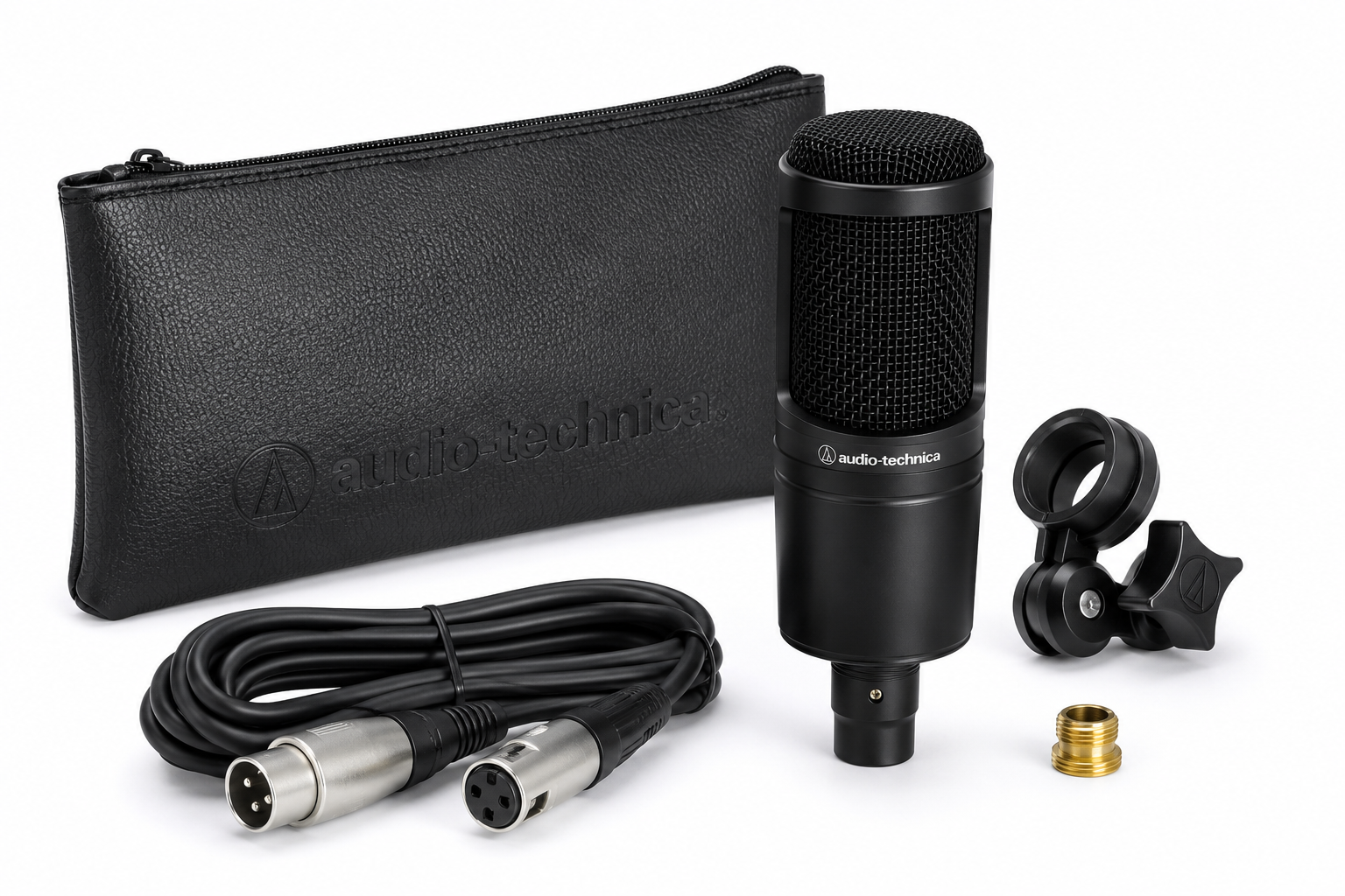 Audio Technica AT2020 Cardioid Condenser Microphone Price In Kenya – Studio Mic for Vocals, Podcasting and Recording 17 Audio Technica AT2020 for sale Kenya