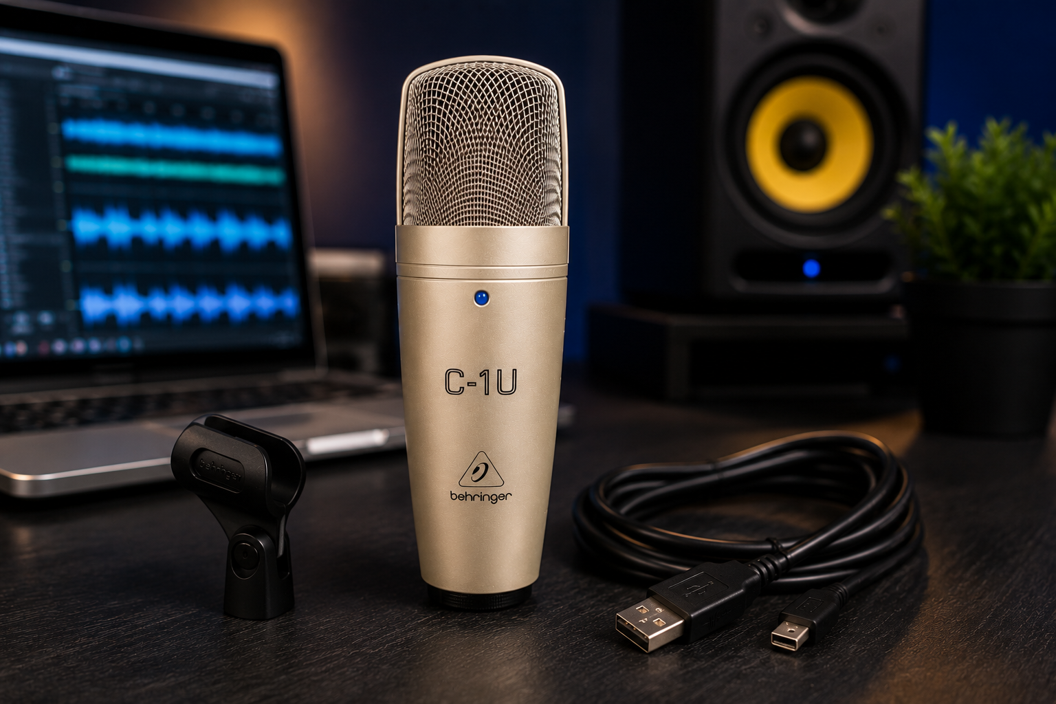 Behringer C-1U Studio Microphone Kenya for Podcasting, Voiceovers and Recording 10 Behringer C-1U USB microphone Kenya