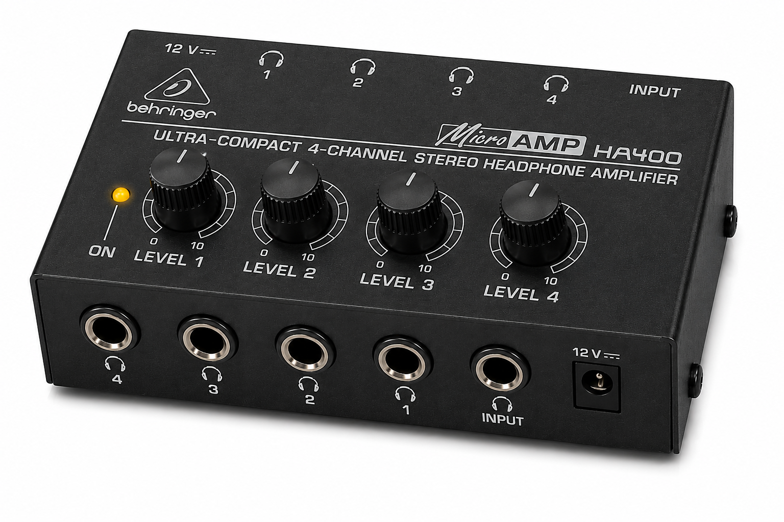 Behringer HA 400 Headphone Amplifier Price In Kenya – Compact 4-Channel Monitoring for Studio and Podcasting 13 Behringer HA 400 Headphone Amplifier Price
