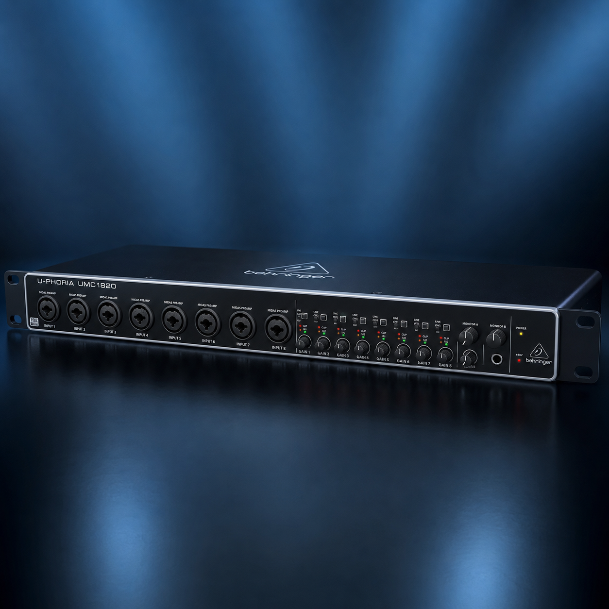 Behringer UMC1820 for Studio Recording: Why It Is Ideal for Multi-Input Audio Production 10 Behringer UMC1820 audio interface