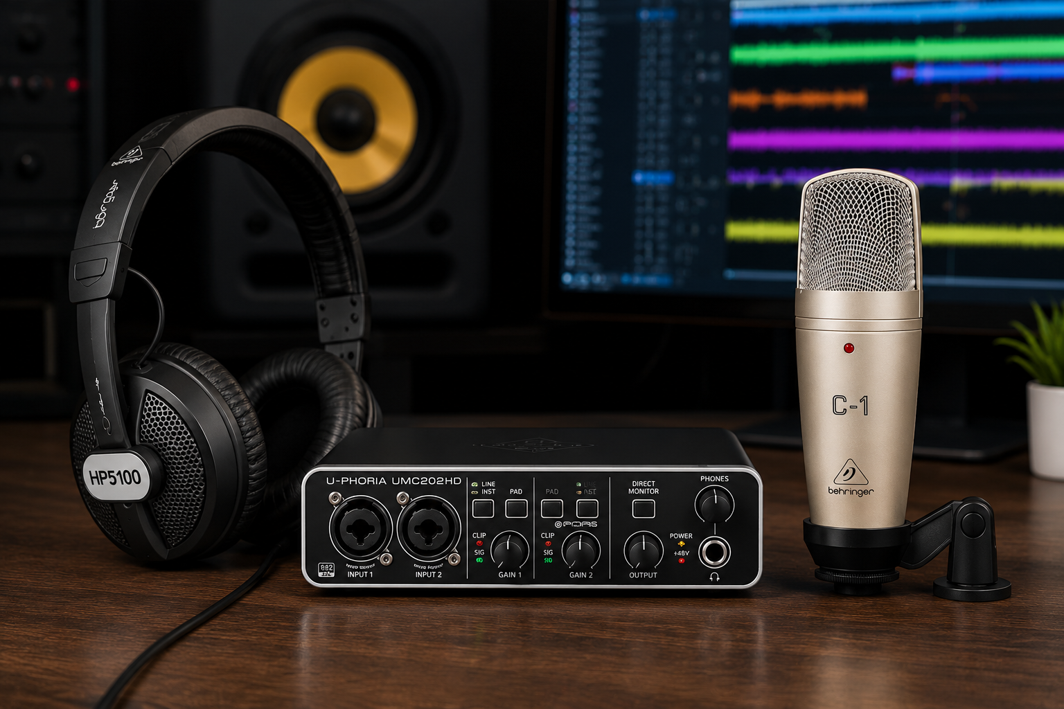Behringer UPHORIA Studio Pro Kenya: Best Recording Bundle for Home Studios 8 Behringer UPHORIA Studio Pro headphones
