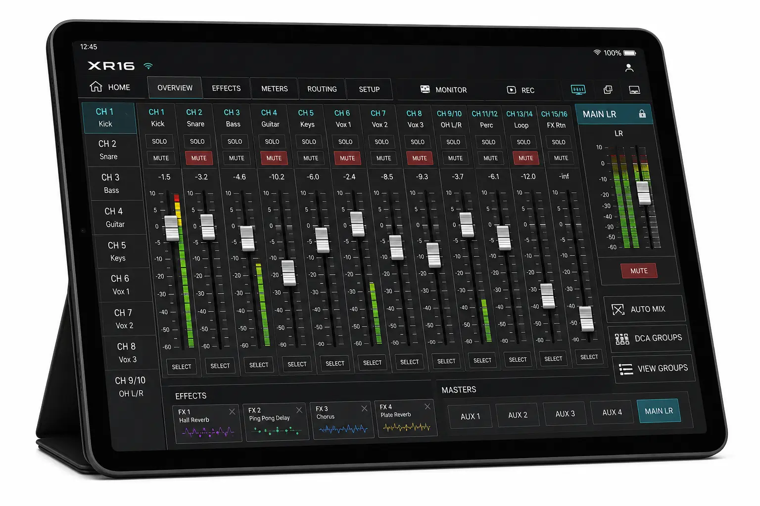 Behringer X Air XR16 Tablet-Controlled Digital Mixer – Powerful Wireless Mixer 10 Behringer X Air XR16 digital mixer