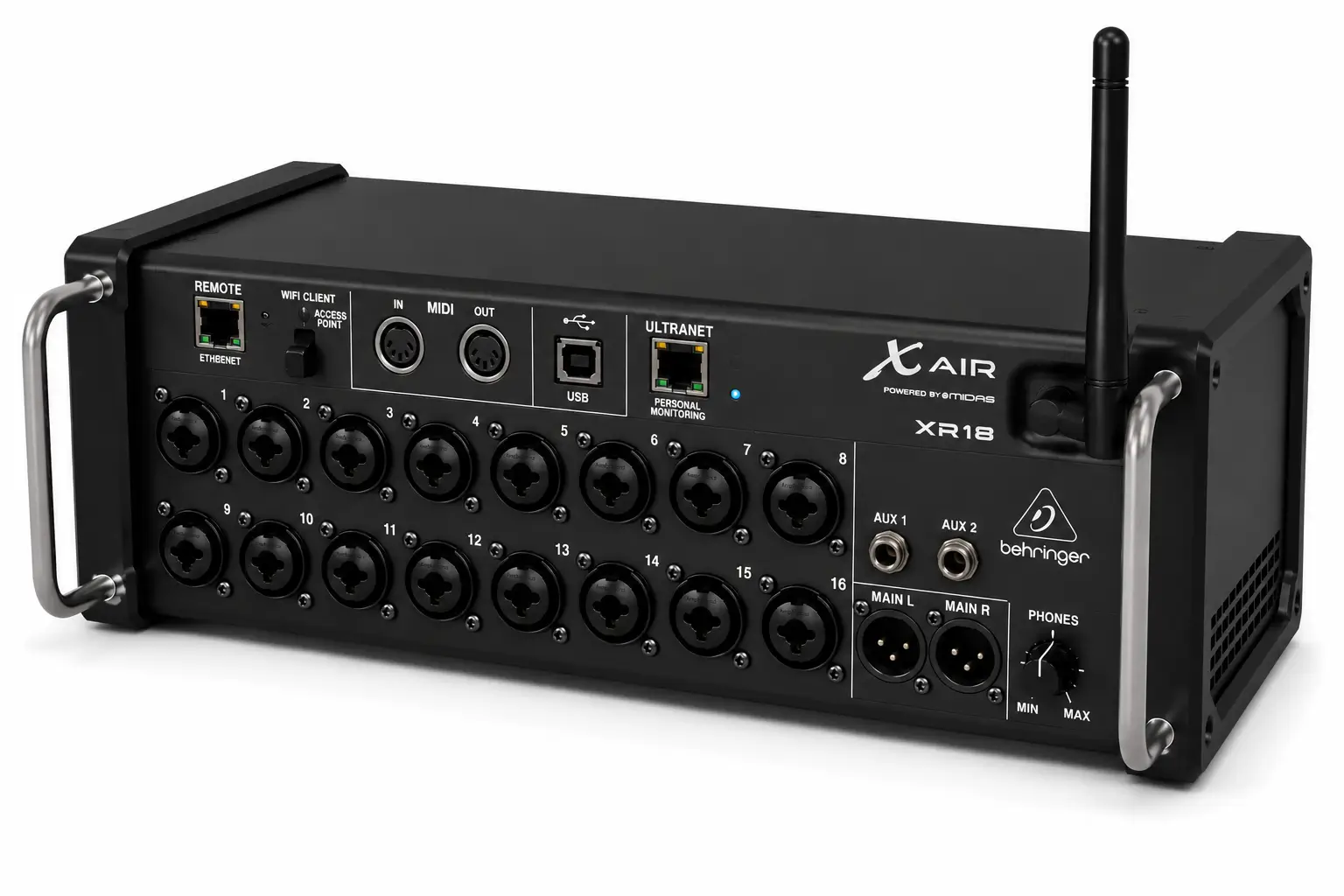 Behringer X AIR XR18 Review – Compact Digital Mixer for Churches, Bands and Studios 9 Behringer XR18 for studio recording