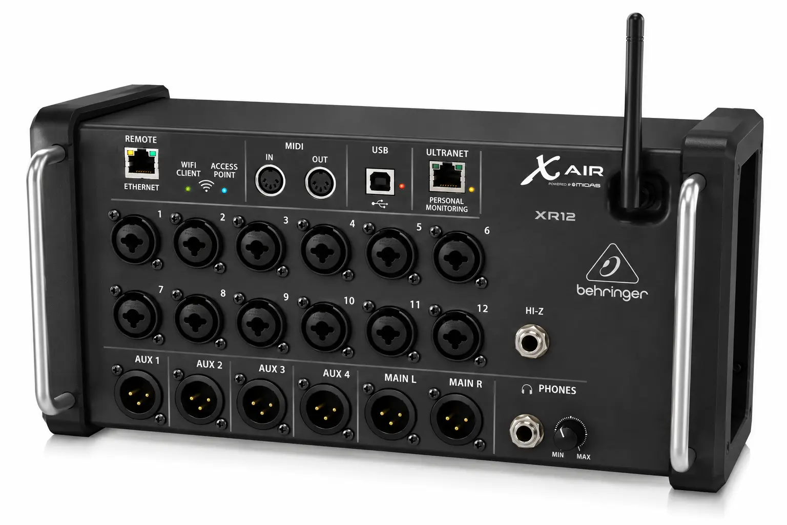 Behringer X-Air XR12 Mixer – Compact Wireless Digital Mixer for Churches, Podcasts and Live Events 7 Behringer XR12 wireless mixer
