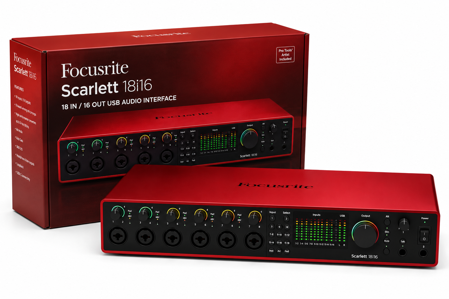 Scarlett 18i16 USB audio interface