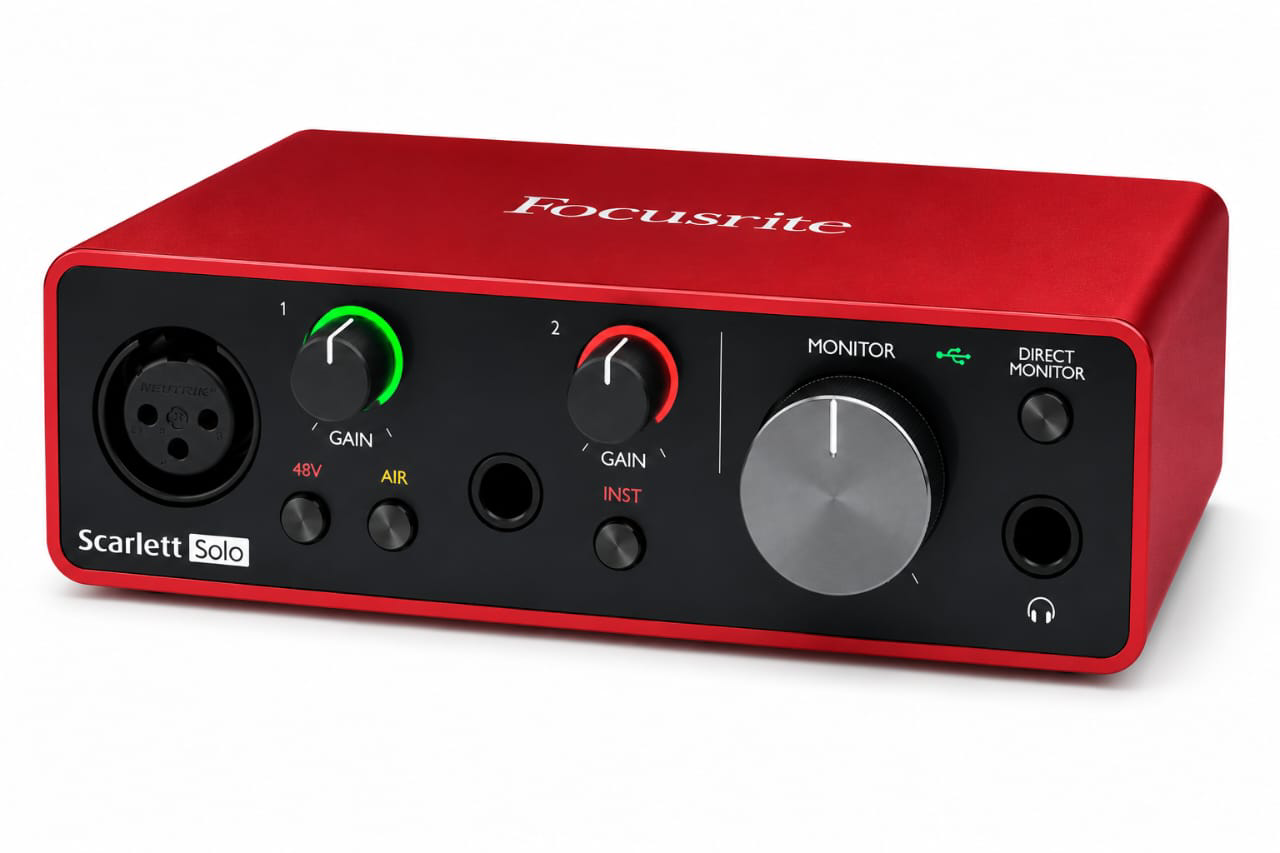 Reliable Scarlett Solo 4th Gen Kenya for Music 18 Focusrite Scarlett Solo (1)