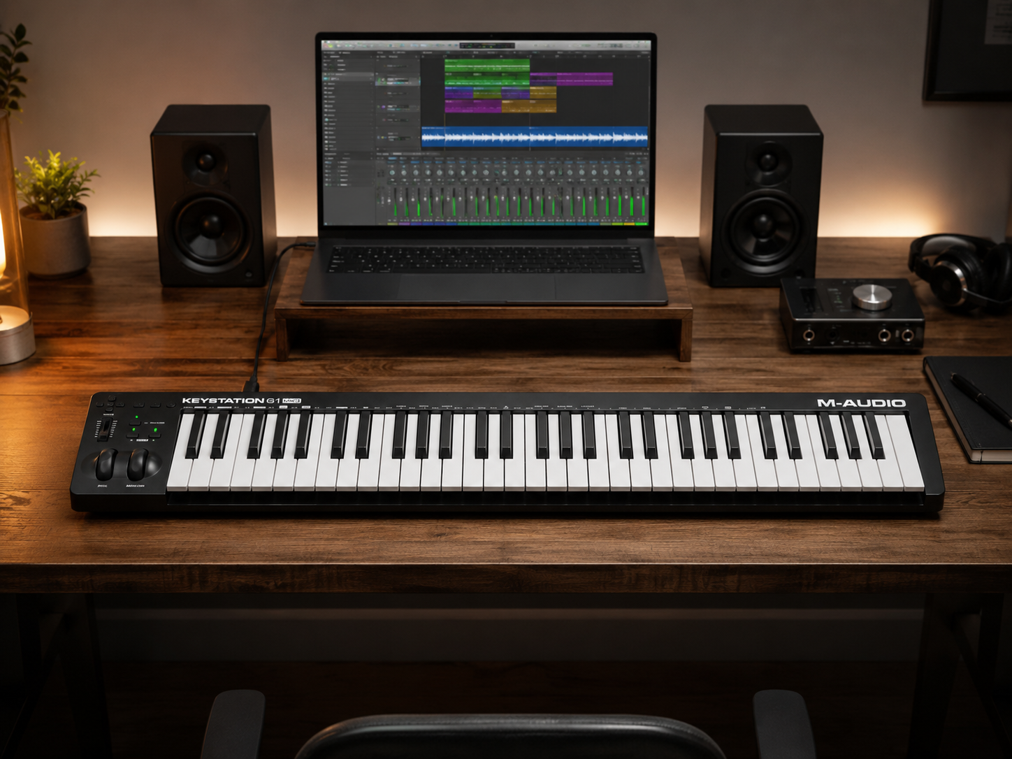 Why the M-Audio Keystation 61 MK3 Remains One of the Best MIDI Keyboards for Music Production 15 M-Audio Keystation 61 MK3 MIDI Keyboard