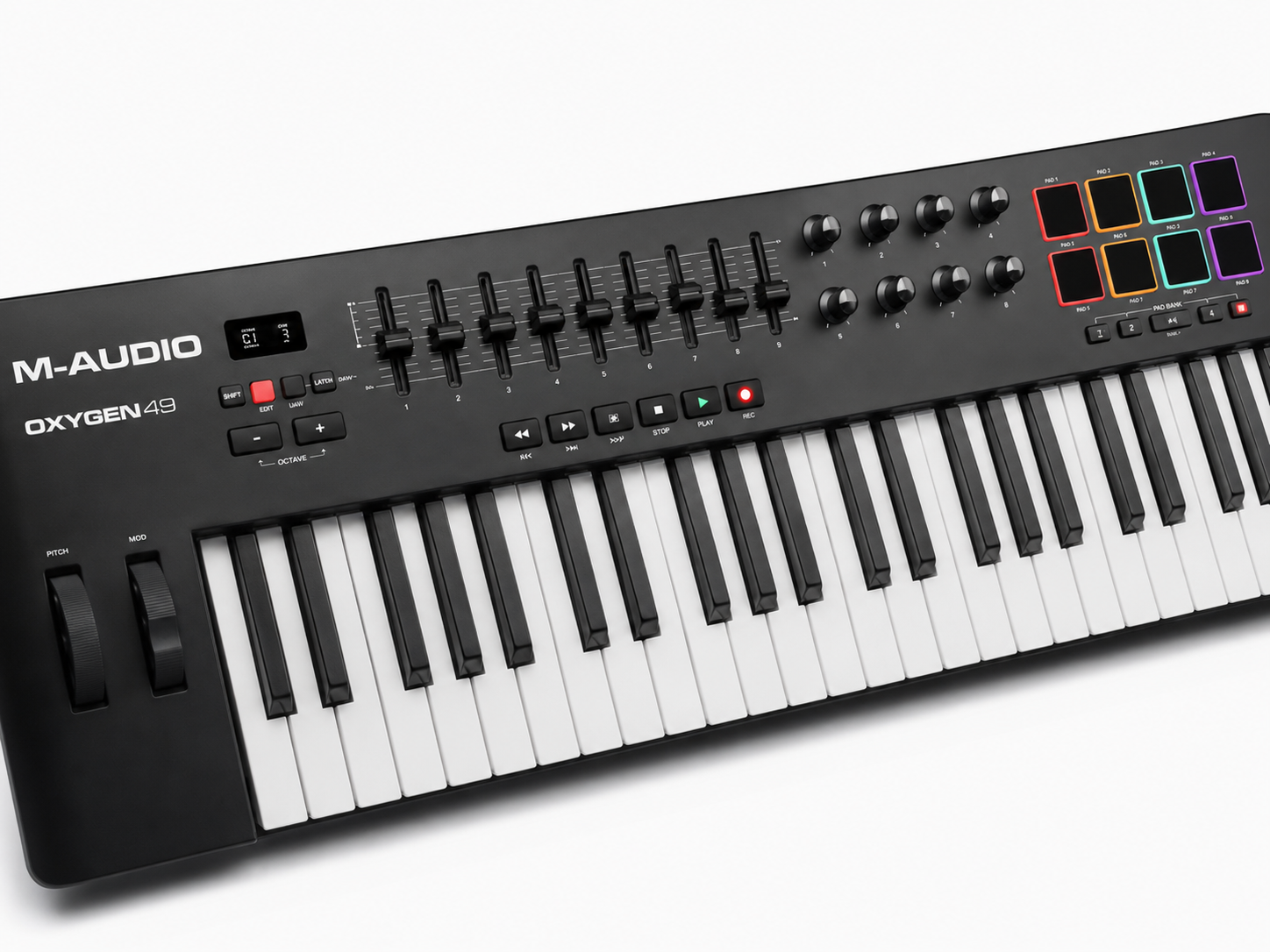 M-Audio Oxygen 49: A Complete MIDI Production Solution for Today's Musicians 10 M-Audio Oxygen 49 MIDI Keyboard Controller