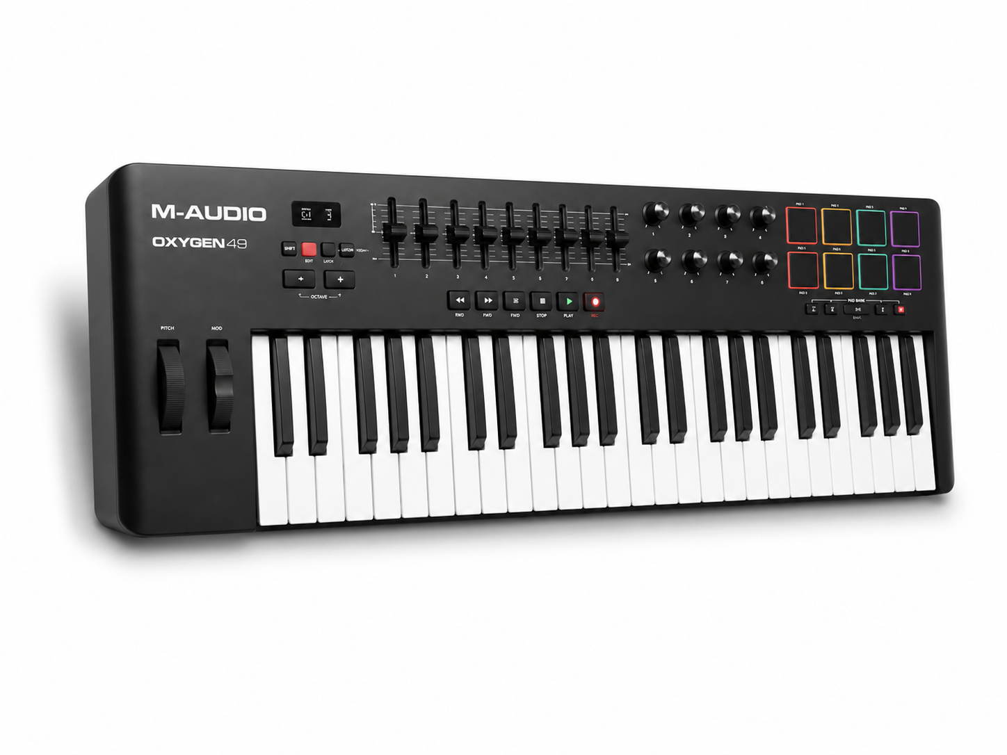 M-Audio Oxygen 49: A Complete MIDI Production Solution for Today's Musicians 12 M-Audio Oxygen 49 For Sale