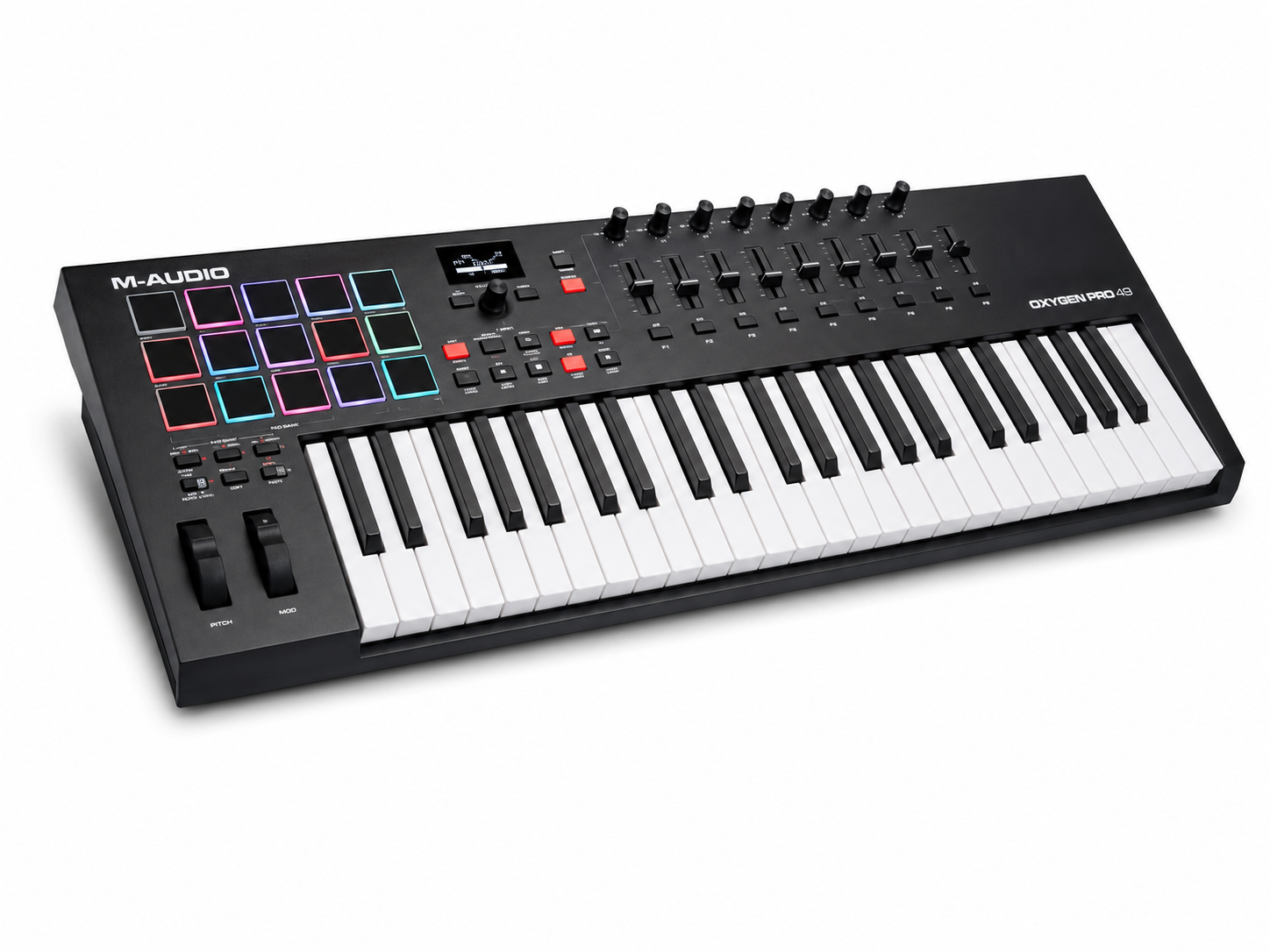 M-Audio Oxygen Pro 49: A Complete MIDI Production Hub for Modern Creators 15 M-Audio Oxygen Pro 49 MIDI Keyboard