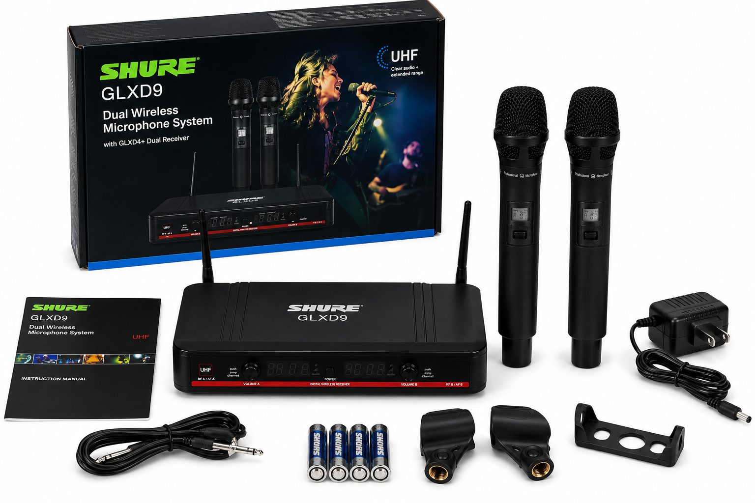 Shure GLXD9 Dual Wireless Microphone System Price In Kenya – Reliable Wireless Sound for Churches, Events and Live Performances 19 Shure GLXD9 wireless microphone Kenya