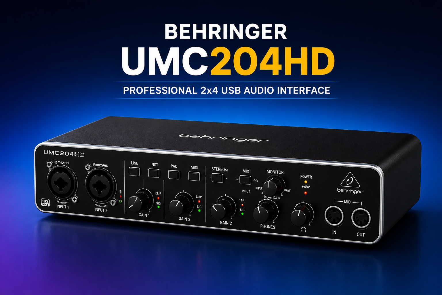 Behringer UMC204HD Price In Kenya 9 Behringer UMC204HD soundcard Kenya