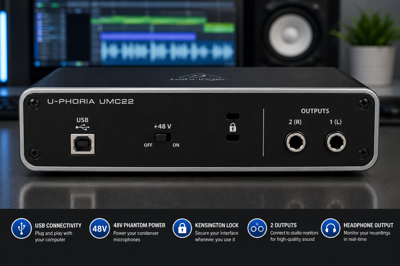 the Behringer UMC22