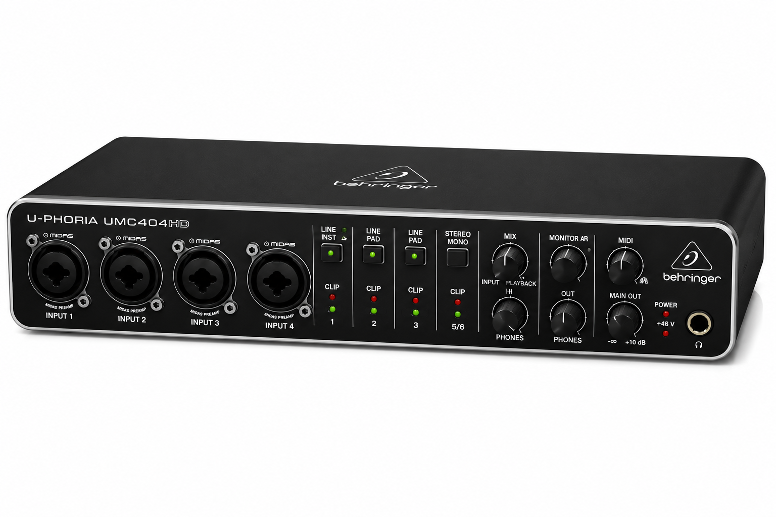 Behringer UMC404HD For Podcasting