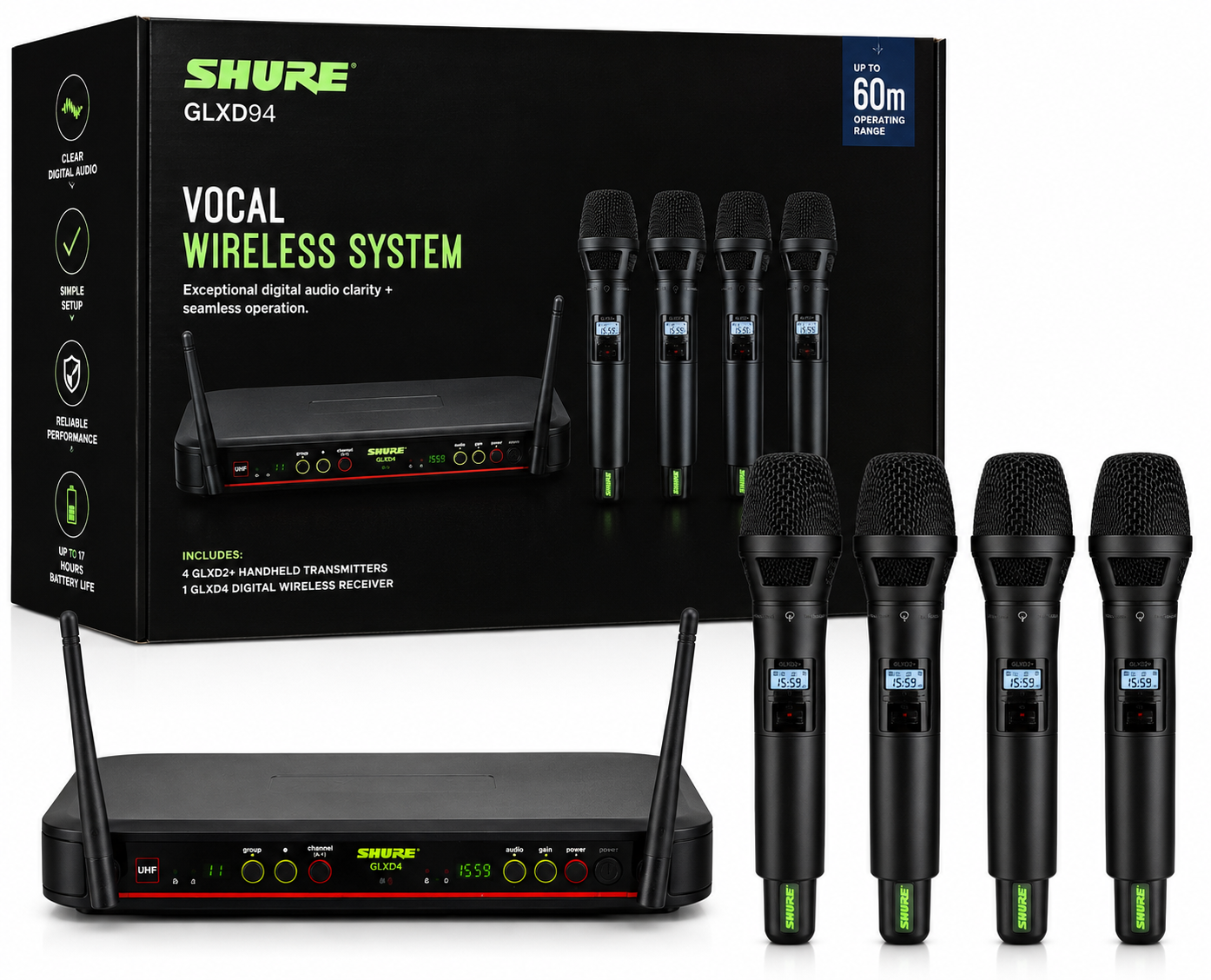 Shure GLXD94 Wireless Microphone System Price In Kenya 10 Original Shure GLXD94 Kenya