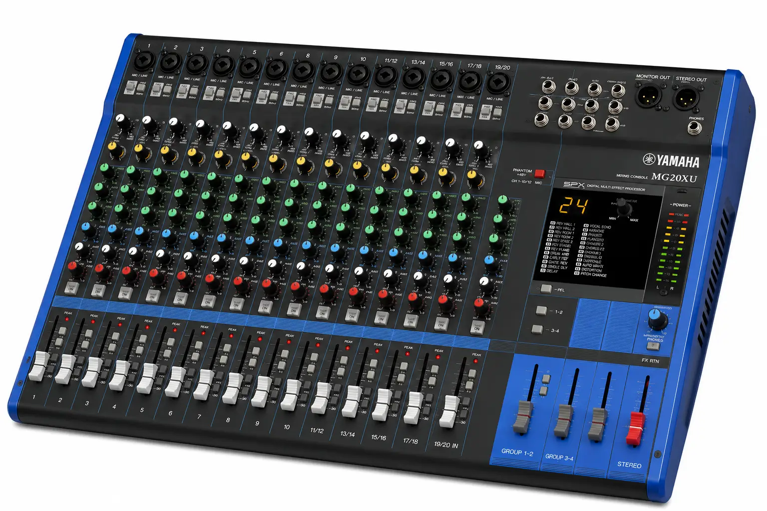Yamaha MG20XU Mixer Review: A Powerful 20-Channel Solution for Professional Sound 8 Yamaha MG20XU 6 Bus Mixer
