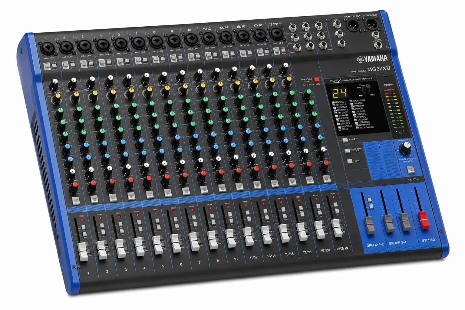 Yamaha MG20XU Mixer Review: A Powerful 20-Channel Solution for Professional Sound 9 Yamaha MG20XU Mixing Console