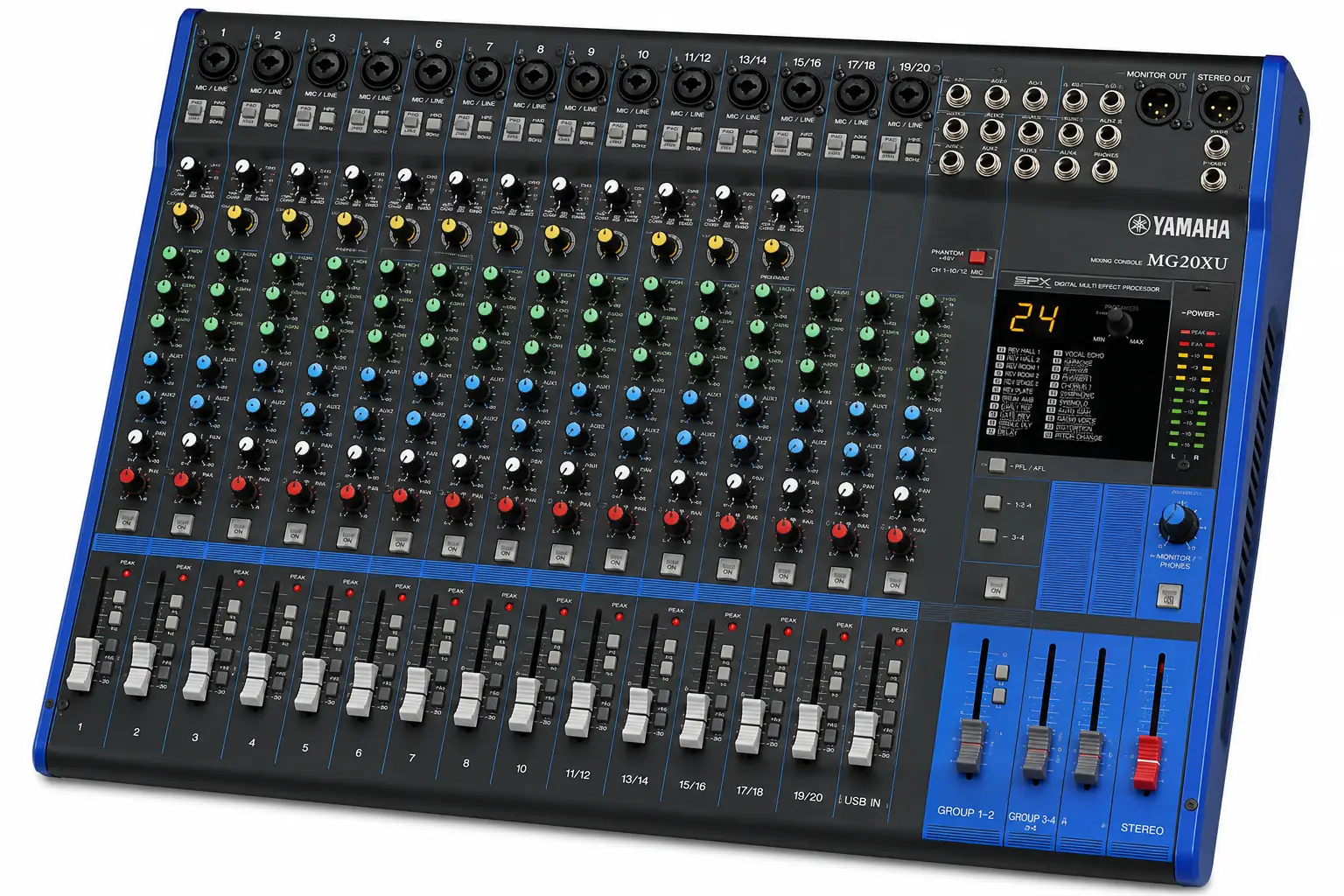 How Yamaha MG20XU Mixer Delivers Clear Sound for Churches, Studios and Events 9 Yamaha MG20XU Specifications