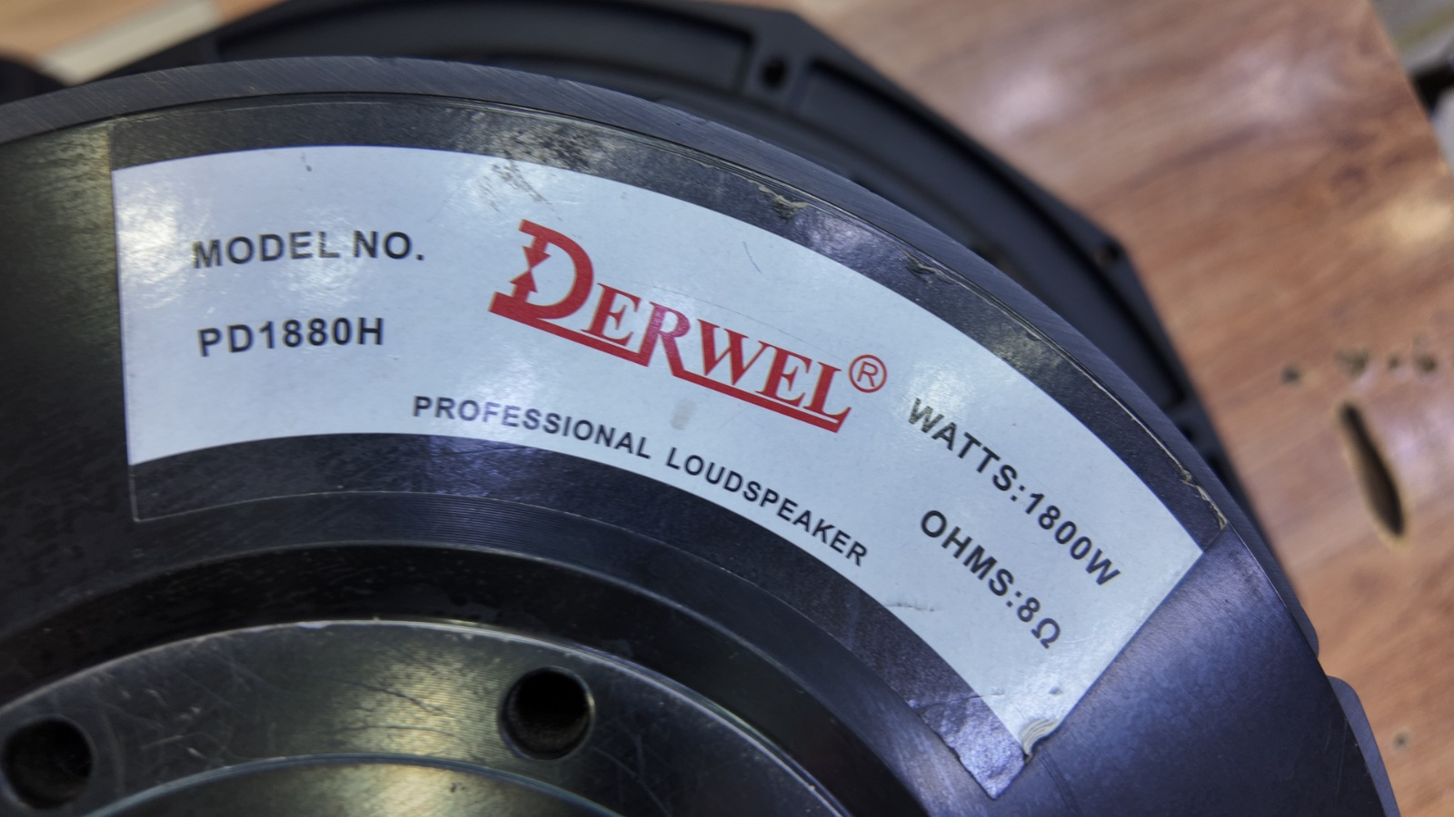 Why the Derwel PD1880H 18-Inch Woofer is a Smart Investment for Professional Audio Systems 11 Derwel PD1880H 18 Inch Speaker