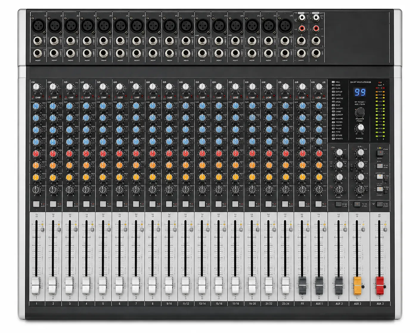 Unlock Professional Sound with Behringer Eurodesk SX2442FX Kenya 15 Behringer Eurodesk SX2442FX Kenya live sound mixer
