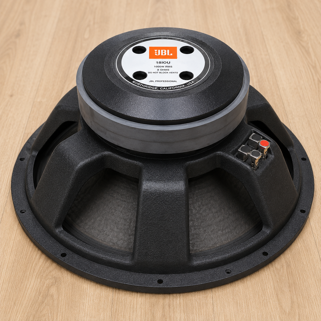 How the JBL 18IOU Naked Speaker Delivers Deep Bass for Professional Audio Systems 8 JBL 18IOU Woofer