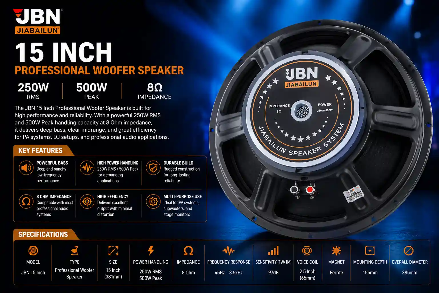 JBN 15 Inch