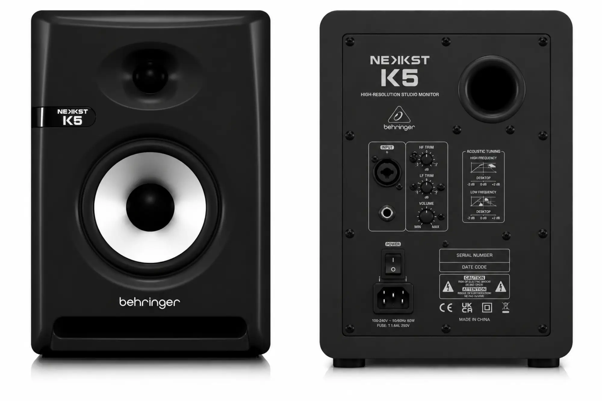 Behringer NEKKST K5 Kenya for Professional Music Production 13 NEKKST K5 active studio monitor