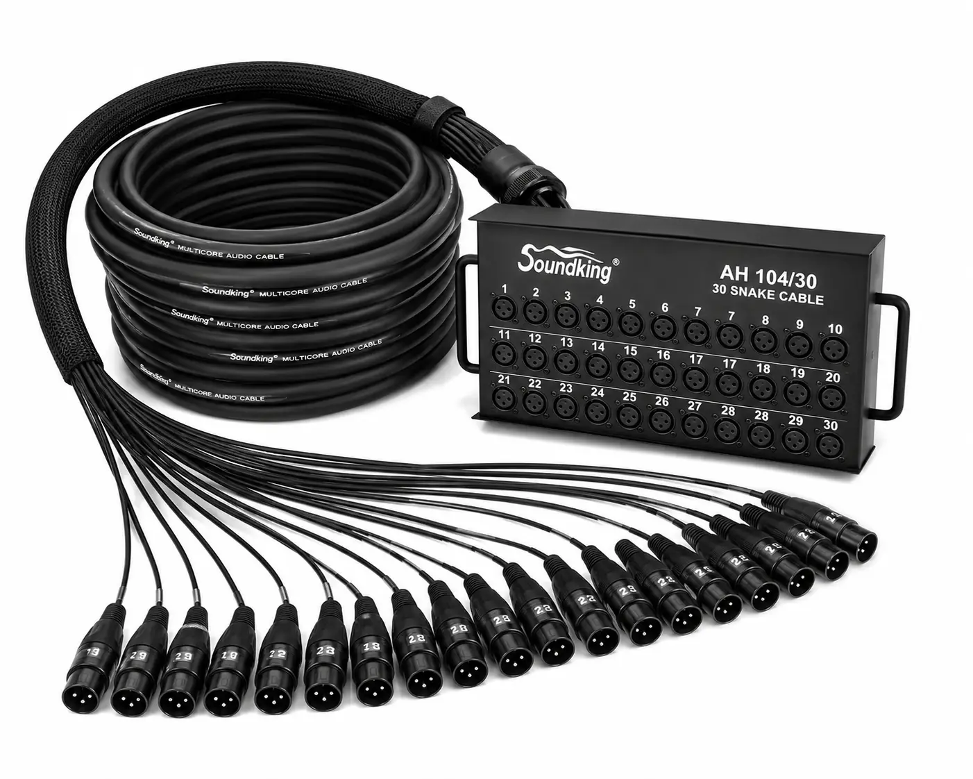 Soundking AH 104 30 Snake Cable – 30 Meter 16 Channel Professional Audio Snake Cable for Live Sound, Studios and Stage Setup 18 Soundking AH 10430 Kenya