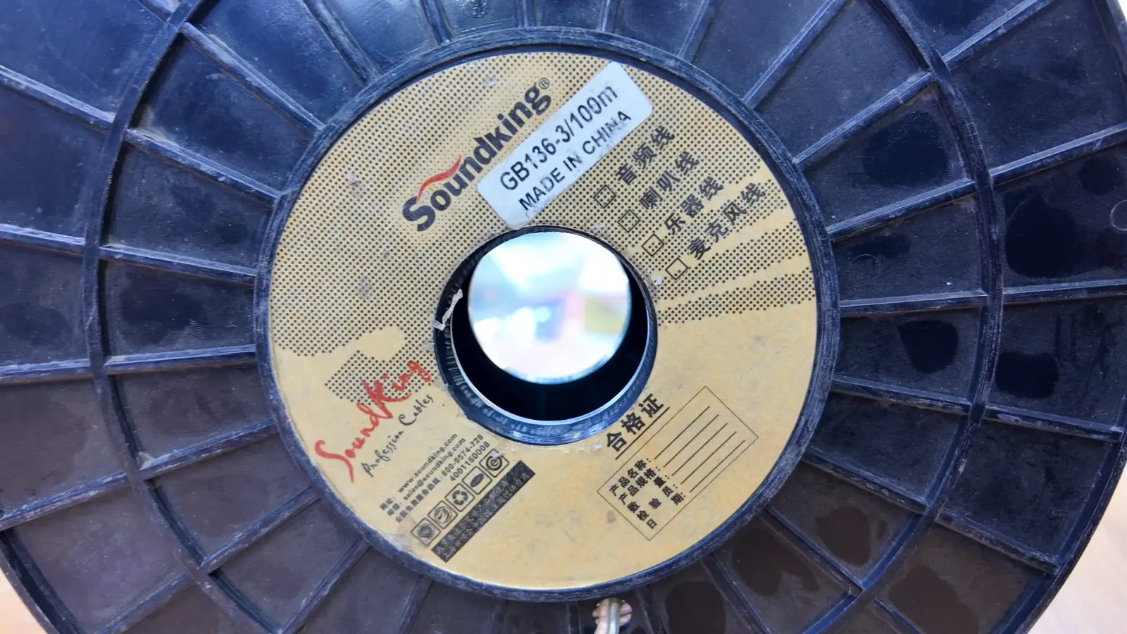Soundking GB136-3/100m Professional Speaker Cable – 100 Meter Cable Roll for PA Systems, Churches and Audio Installations 7 Soundking cable roll Kenya