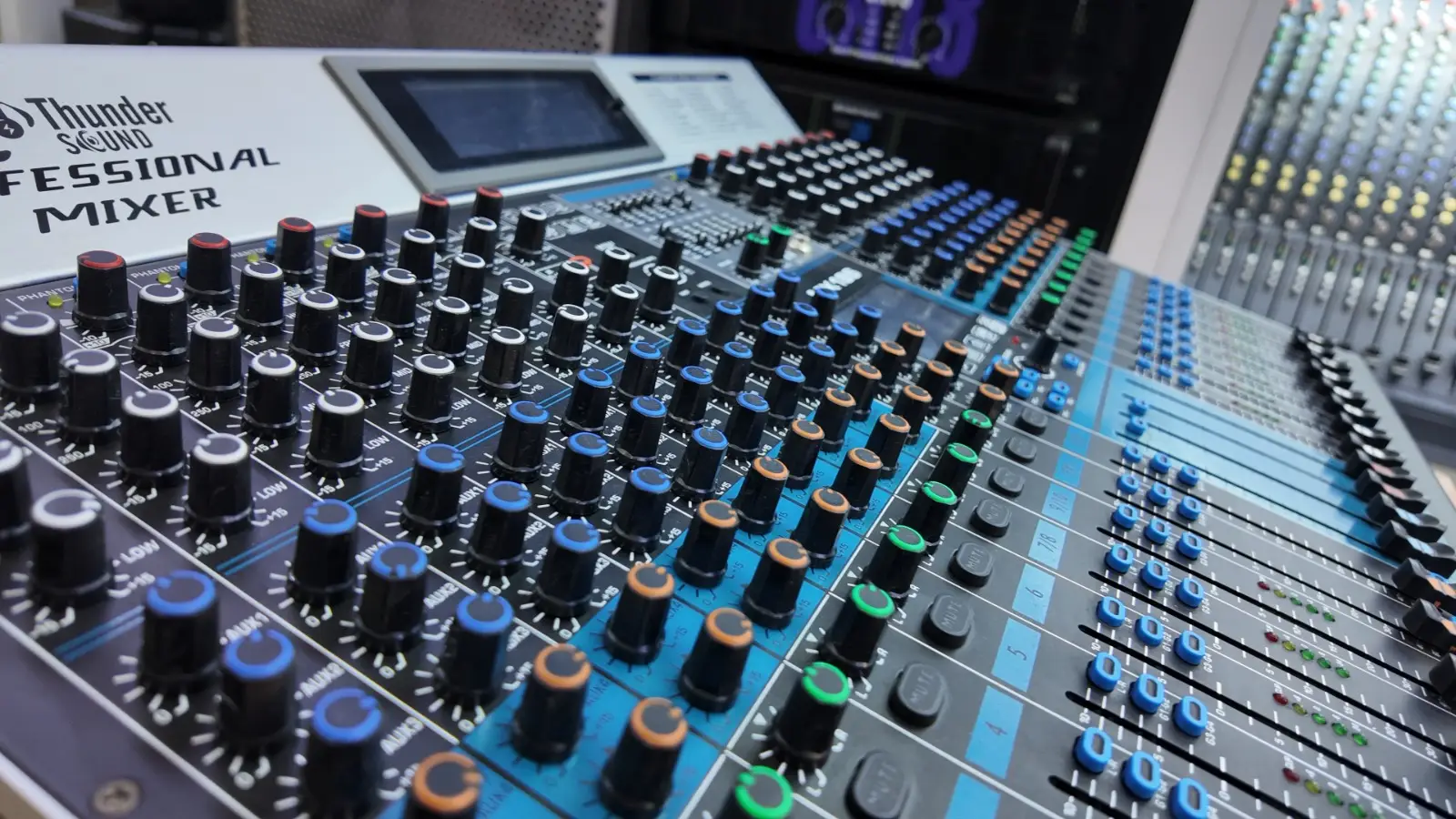 Thunder Sound MX14S Professional Mixer – 14 Channel Audio Mixer for Churches, DJs, Bands and Studios 9 Thunder Sound MX14S professional mixer