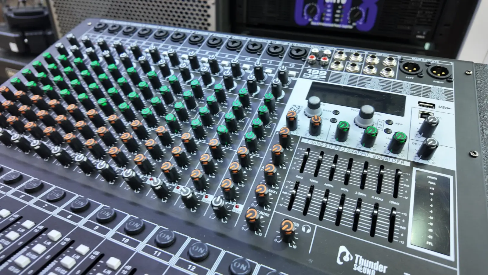 Thunder Sound TPW 12 Professional Powered Audio Mixer – 12 Channel Powered Mixer with DSP Effects for Churches, DJs, Bands and PA Systems 14 Thunder Sound TPW 12 Kenya