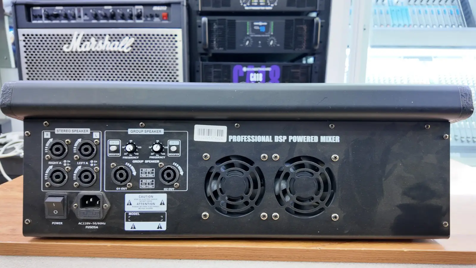 Thunder Sound TPW 12 Professional Powered Audio Mixer – 12 Channel Powered Mixer with DSP Effects for Churches, DJs, Bands and PA Systems 12 Thunder Sound TPW 12 mixer