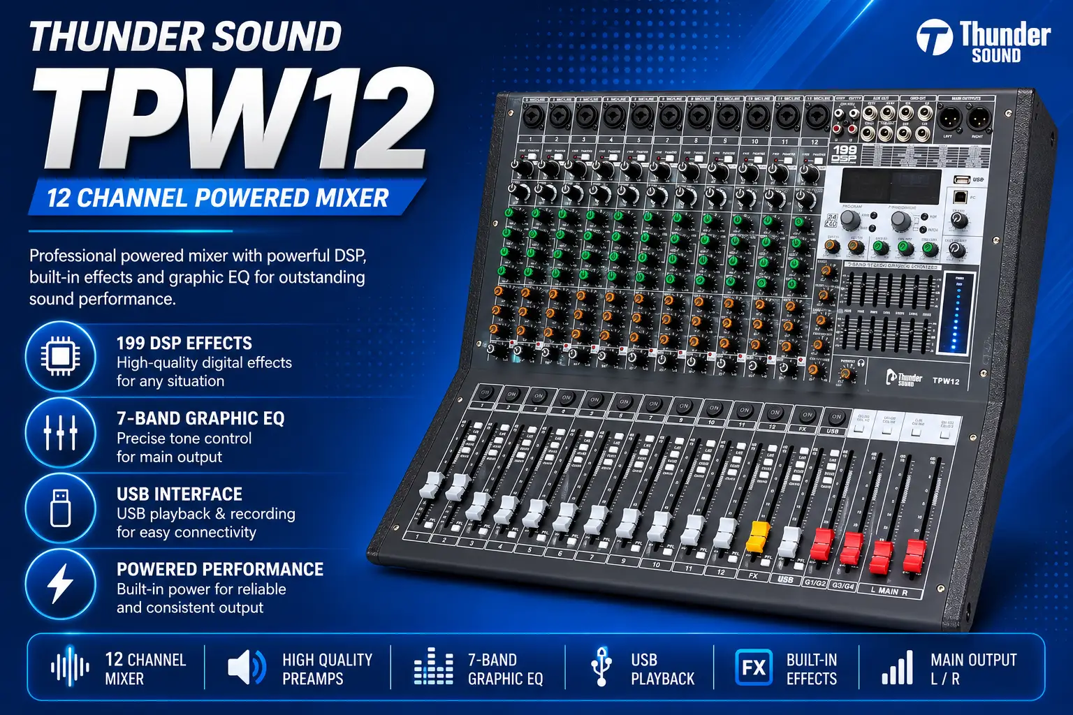 Thunder Sound TPW 12