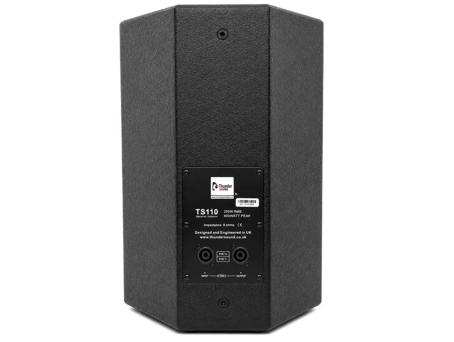 Thunder Sound TS110 2-Way Full-Range Loudspeaker System – Compact PA Speaker for Clear Speech and Music 7 Thunder Sound TS110 loudspeaker