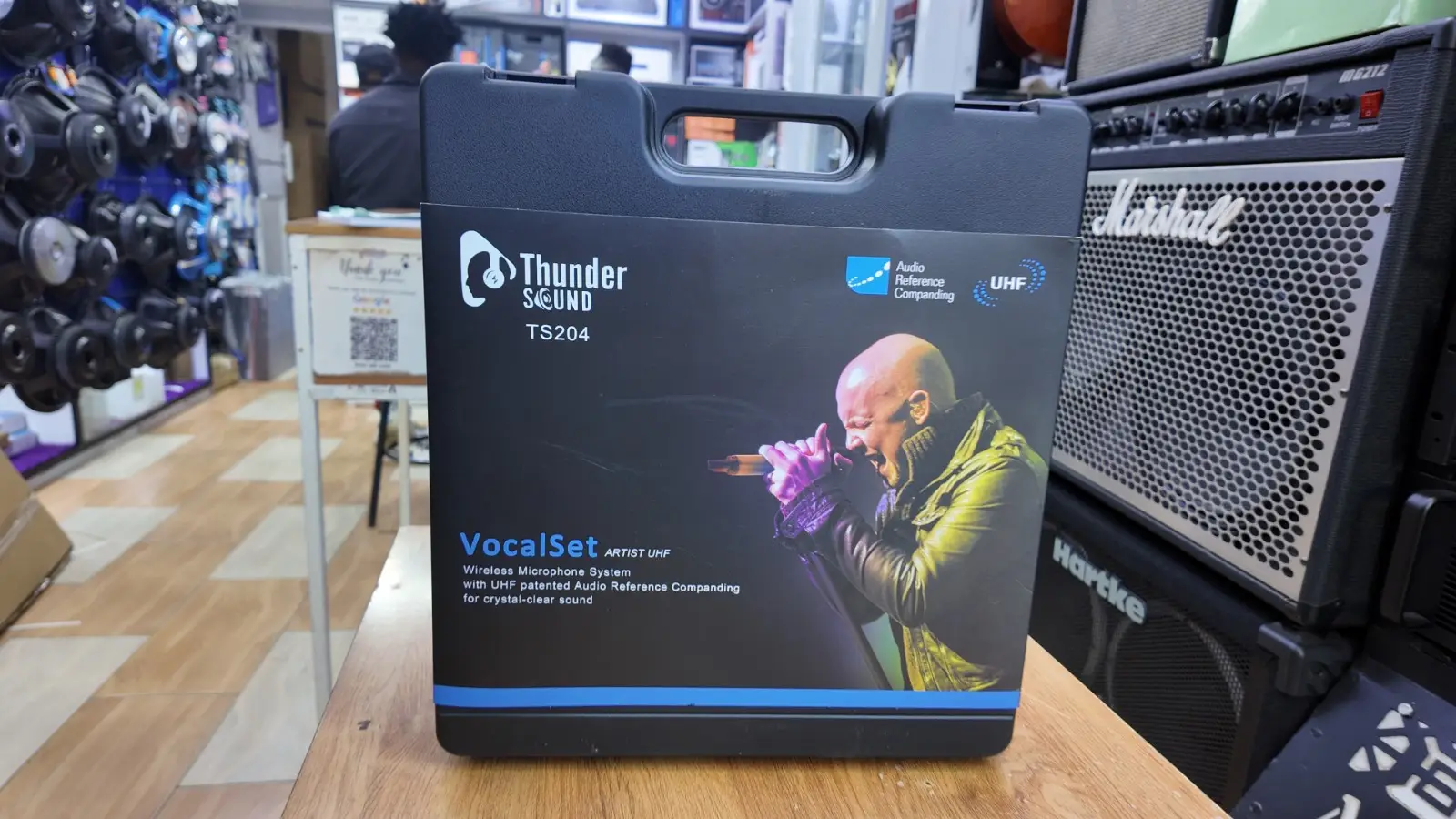 Thunder Sound TS204 Vocalset Artist UHF Wireless Microphone – Dual Wireless Mic for Worship, Duets and Events 10 Thunder Sound TS204 UHF microphone