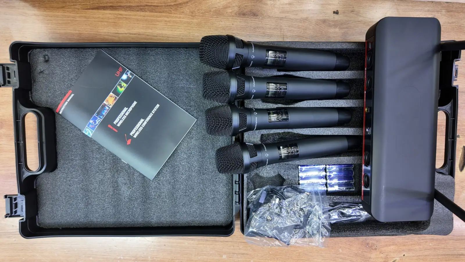 Thunder Sound TS204 Vocalset Artist UHF Wireless Microphone – Dual Wireless Mic for Worship, Duets and Events 11 Thunder Sound TS204 price in Kenya