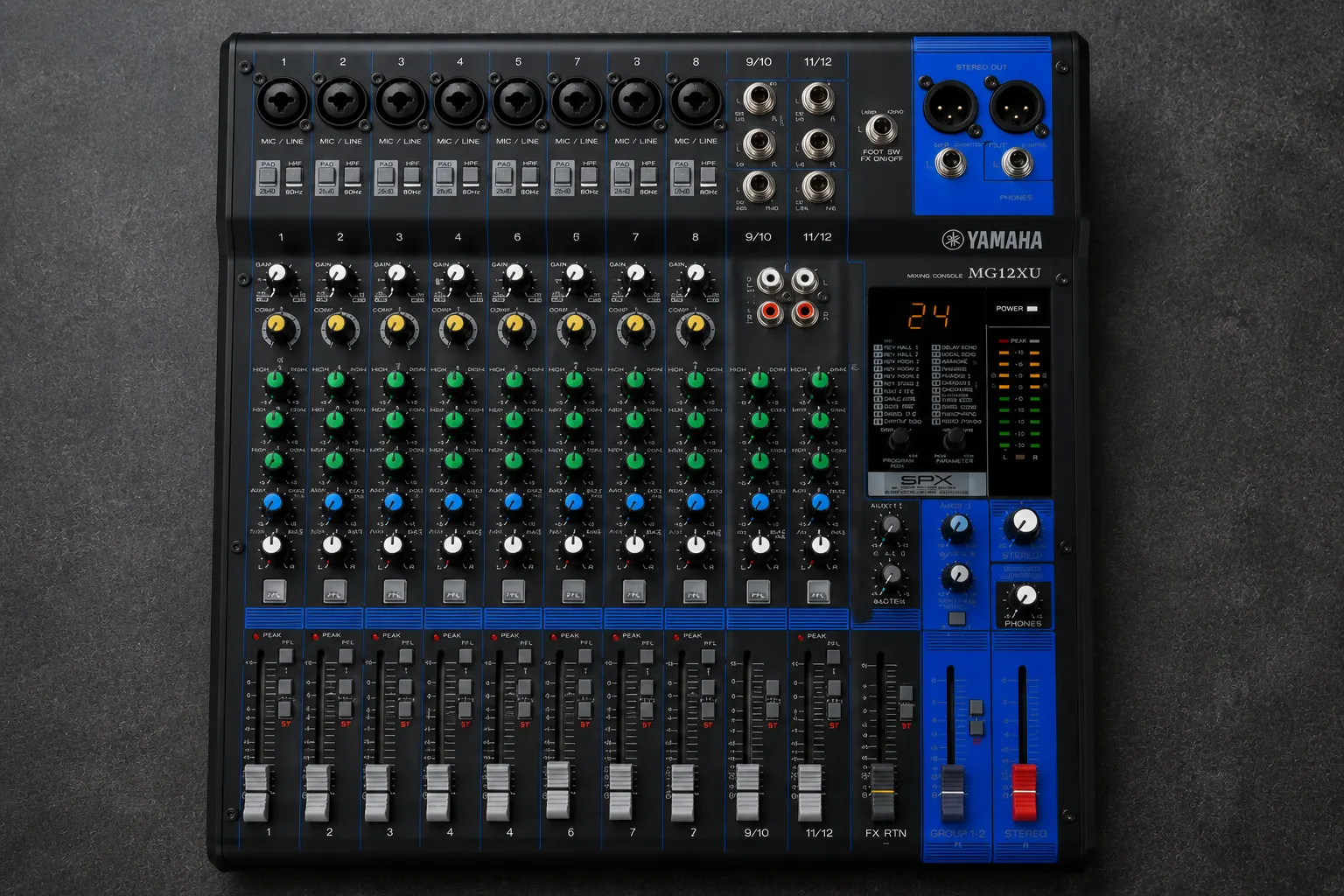 Yamaha MG12XU Kenya | Powerful 12-Channel USB Mixer 11 Yamaha MG12XU Kenya for live sound